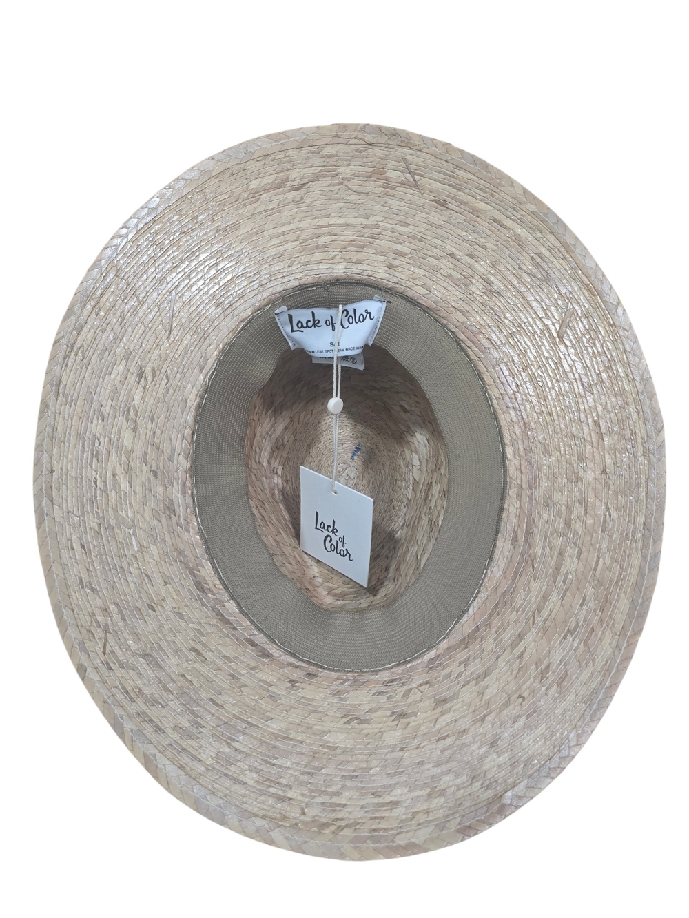 Lack Of Color Natural Palma Straw Fedora Hat Size S-M | NEW - Picture 8 of 16